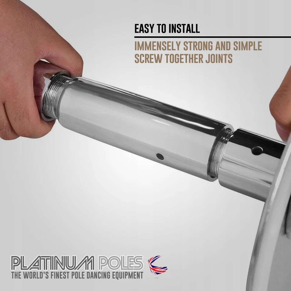 PLATINUM POLES™ 45mm Professional Spinning Pole Dancing Pole - Sport / Fitness - Image 4 of 4