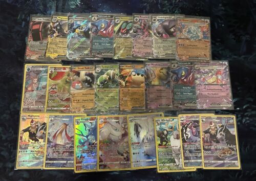 Pokemon Card Lot 100 OFFICIAL TCG Cards + Ultra Rare | VMAX EX VSTAR OR V! - Picture 1 of 3