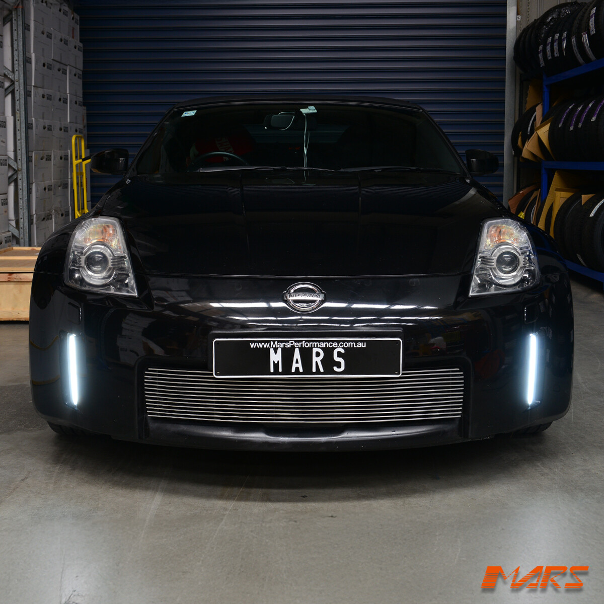 MARS Bumper LED DRL Day-Time Running Lights for Nissan 350Z Z33 06