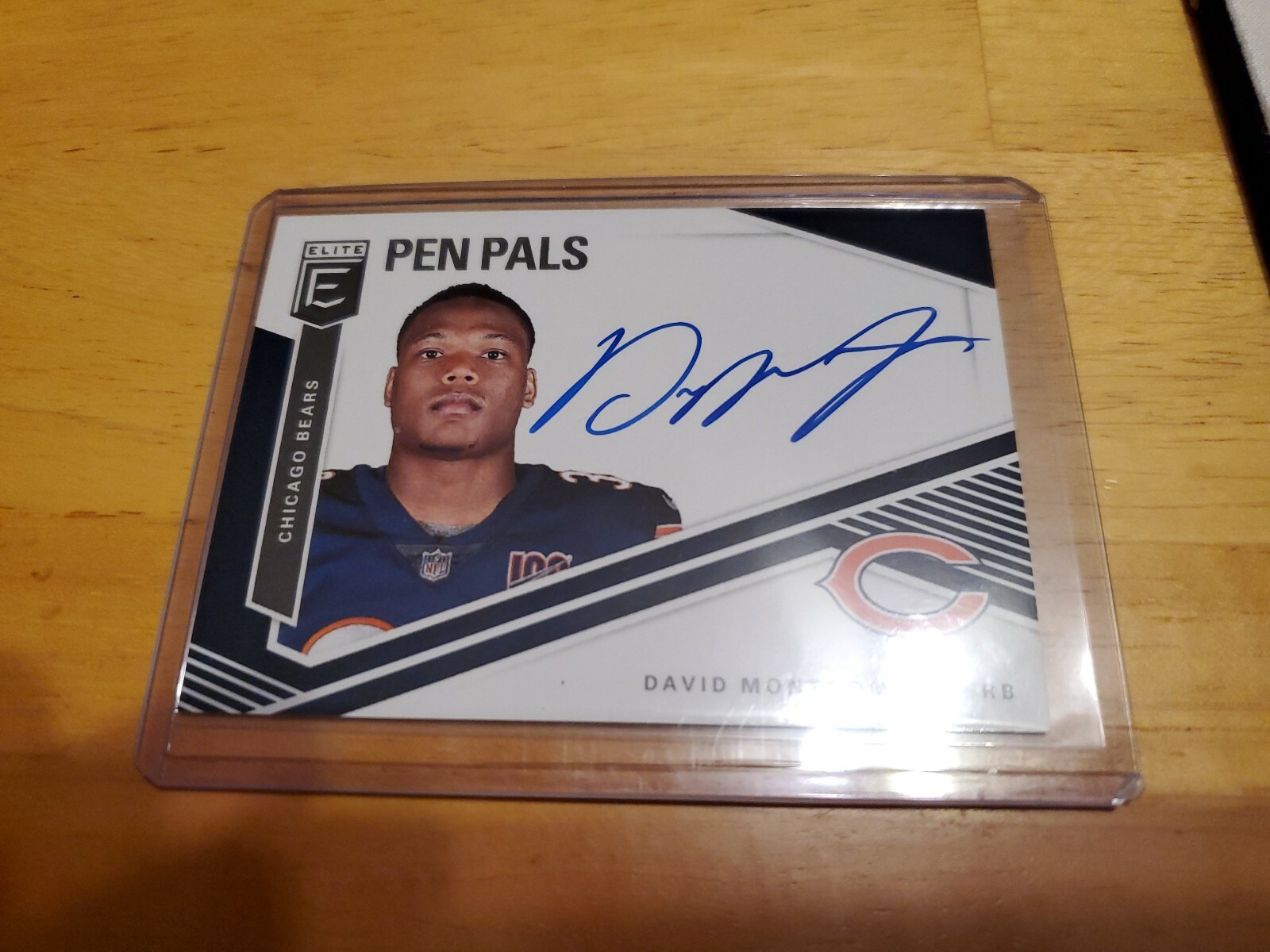 David Montgomery Panini Donruss Elite Pen Pals Autographs #DM Blue Ink