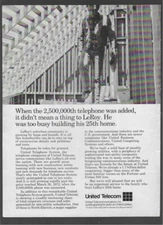 United Telecom Telephone Communications Company 1973 Vintage Print Advertisement