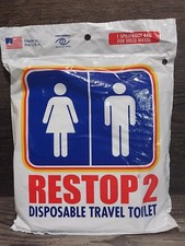 RESTOP 2 - Portable Toilet Solid (Poop) Leak Proof Waste Bag