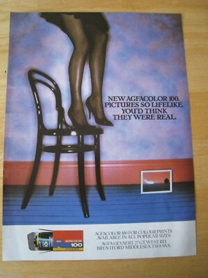 AGFA COLOR 100 FOTOFILM FÜR FARBDRUCKE 1982 WERBUNG A4 DATEI 24