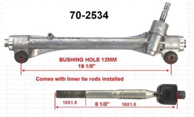 Rack and Pinion Complete Unit Arc 70-2534