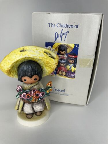 DeGrazia Goebel FLOWER BOY Porcelanowa figurka 1984 - Zdjęcie 1 z 10