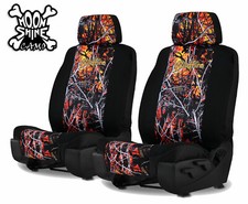 Canvas Wildfire Camo Seat Covers For A Pair Of Low Back Bucket Seats