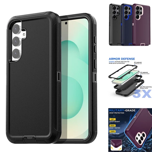 For Samsung Galaxy S25 Ultra/S25+ Case Hybrid Shockproof Heavy Duty Guard Cover