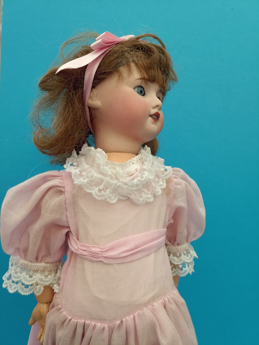 POUPÉE ANCIENNE TÊTE en porcelaine SFBJ Déposé 9 EUR 99,00 - FR