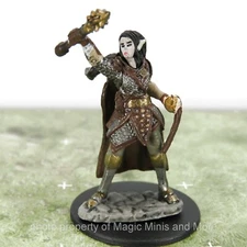D&D Premium Miniatures W3 ~ ELF CLERIC Icons of the Realms miniature female