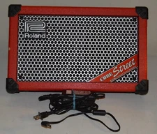 ROLAND CUBE Street RED guitar amp tested working vg