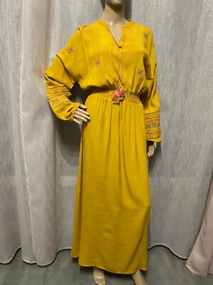 Robe Femme H&M Taille M - Multicouleur - Longueur Mollet - Occasion Très Bon État