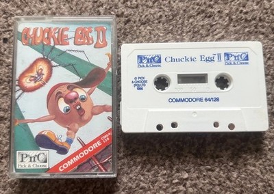 CHUCKIE EGG 2 - COMMODORE 64 - C64 - Spiel getestet sehr guter Zustand 