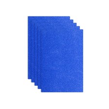 5Pcs Dark Blue Foam Sheets 8"x12" Self-Adhesive EVA Foam Sheets 1.5mm Thick
