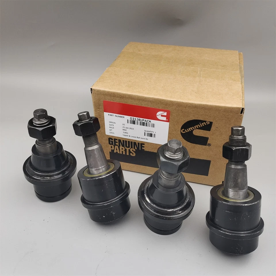 Kryptonite Upper Lower Ball Joint Package For 03-13 Dodge Ram 2500 3500 Cummins Foto 2 de 4