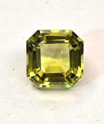 Yellow Sapphire Asscher Cut 6-8 Ct Natural Loose EGL Certified Gemstone RK327