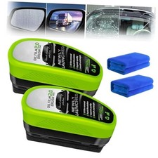 2Pcs Automotive Oil Film Cleaning Brush,Reusable Oil Film Cleaning Brush,Glass
