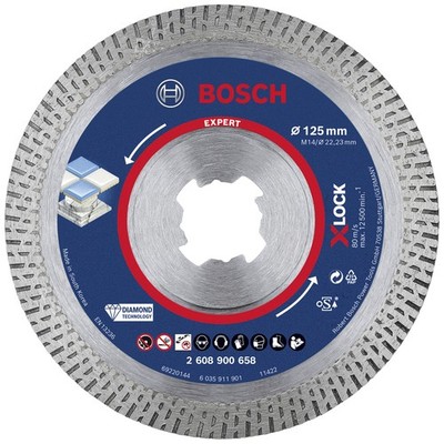 Bosch Accessories 2608900658 EXPERT HardCeramic X-LOCK Diamanttrennscheibe Du...