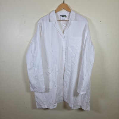 Uniform Advantage UA Scrubs 3XL White Lab Coat NWOT