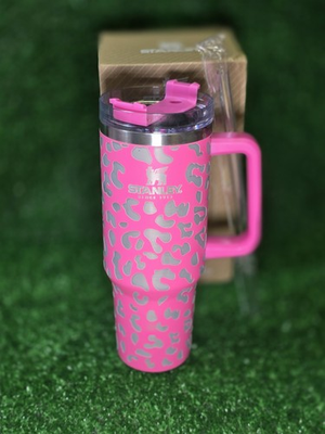 #ad Stanley Quencher H2.0 FlowState 40 oz Tumbler Fuchsia $14.00