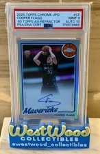 2025-26 Topps Chrome Update Cooper Flagg 1980 Auto Silver Refractor