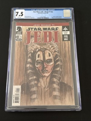 Star Wars: Jedi-Shaak Ti CGC 7.5. May 2003. Dark Horse Comics. Clean Slab!