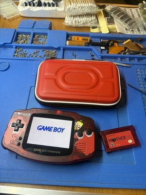 Mother Gameboy Advance Backlit IPS V4 Pouch Cartridge GBA Nintendo NES