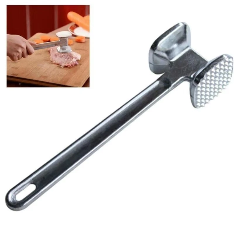 1PC Zinc Alloy Meat Tenderizer Hammer Mallet Tool for Pounding Beef Steak Chicke
Opens in a new wind