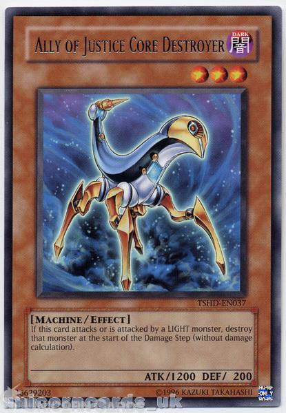 TSHD-EN037 Ally of Justice Core Destroyer Rare Mint YuGiOh Card