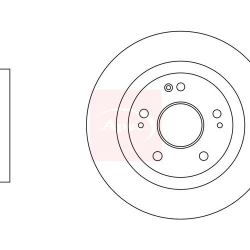 APEC Brake Disc DSK3266
