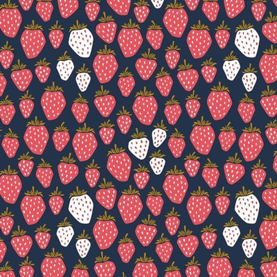 Queen of Berries in Evening Blue | Under the Apple Tree 2 | Cotton+Steel