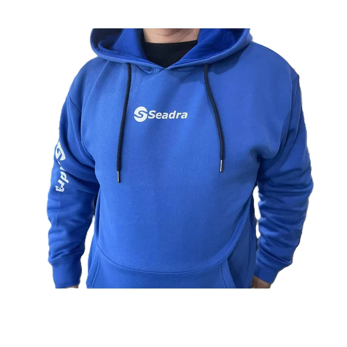 Sudadera con capucha azul Seadra