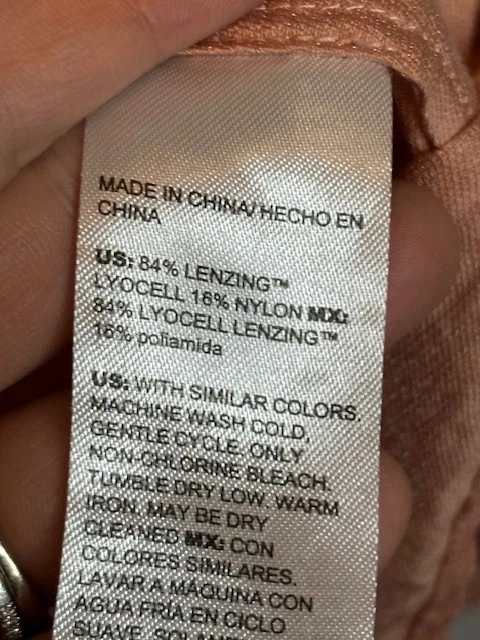 Blusa Chico's Para Mujer Talla 2X Manga Larga Brillante Abotonada Rosa Chicos 4 Foto 4 de 4