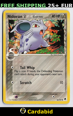 Nidoran F (Delta Species) - DF #56/101 Dragon Frontiers Hajime Kusajima MP