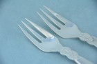 2 Georg Jensen Cactus Sterling Silver 6-3/8" Fish Fork No Monogram — photo 3