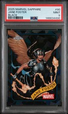 2025 Topps Chrome Marvel Sapphire Edition Jane Foster Black /10 #90 PSA 9