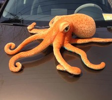 13" Orange Octopus Plush Toy Soft Stuffed Sea Animal Doll Gift