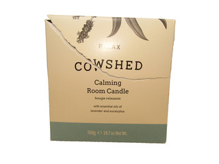 COWSHED LARGE 3 WICK RELAX CALMING ROOM CANDLE LAVENDER & EUCALYPTUS 700g