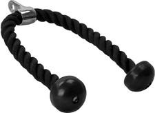 GORILLA SPORTS® Trizepsseil Kraftstation Bizeps Trizeps Zughilfe Trainingsseil