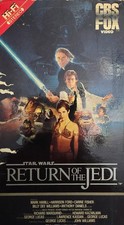 VTG 1986 CBS/FOX Red Label Star Wars Return of the Jedi 1983 VHS Mark Hamill