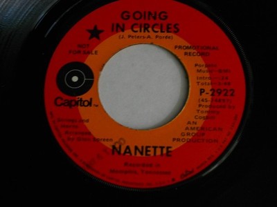Z30 CAPITOL P-2922 PROMO SOUL NANETTE WORKMAN TO BE LOVED GOING IN CIRCLES