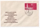 STAMP GERMANY "DEUTSCHE" "GEDENKSTATTE BUCHENWALD" 1958 FIRST DAY COVER