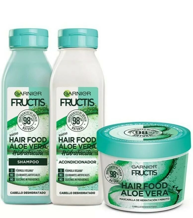Garnier Fructis Hair Food Aloe Vera Complete Routine | eBay
