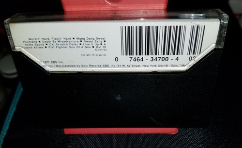 Ted Nugent Cat Scratch Fever 1977 Vintage (Cassette Tape) CBS Rec VGC + Tested - Picture 2 of 8
