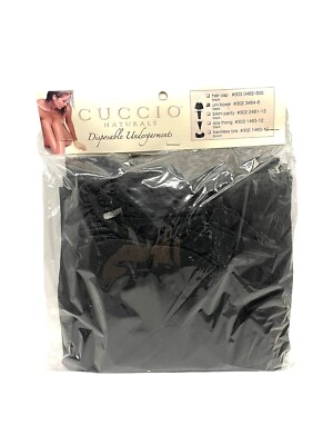 Disposable Boxer Unisex Underwear L- LX Black 6 PK