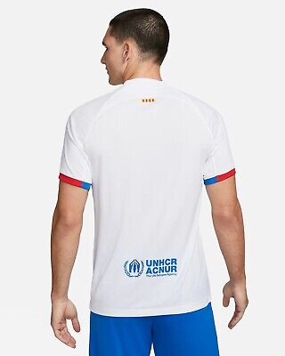 Nike Mens FC Barcelona 2023/24 Stadium Away Dri-FIT Soccer Nike Mens FC Barcelona 2023/24 Stadium Away Dri-FIT Soccer