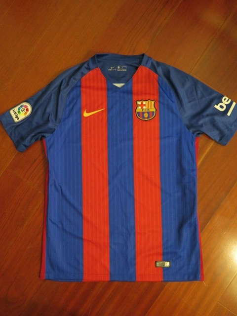 ð¥Nike 2016/17 FC Barcelona Home Soccer Jersey 776850â-â481 No Sponsor Medium ð¥ | eBay