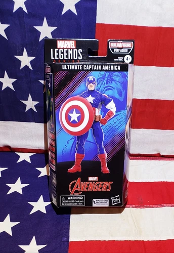 Figura de acción coleccionable Marvel Legends Series: Ultimate Capitán América 6 pulgadas