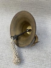 vintage ship&rsquo;s bell 6&rdquo; maritime fog bell LBD engraved