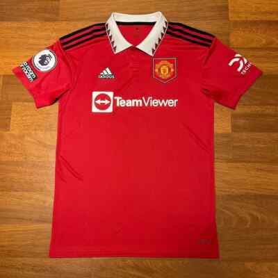 MANCHESTER UNITED ADIDAS 2022/2023 FOOTBALL JERSEY #7 RONALDO SIZE