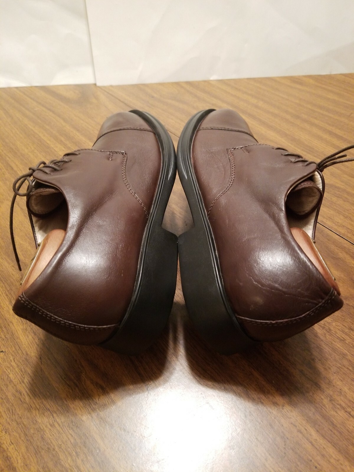 SAOLA SCARPE ELEGANTI JOSEPH & FRISS UOMO PELLE MARRONE COPTOE DERBY OXFORD TAGLIA 12 M ...